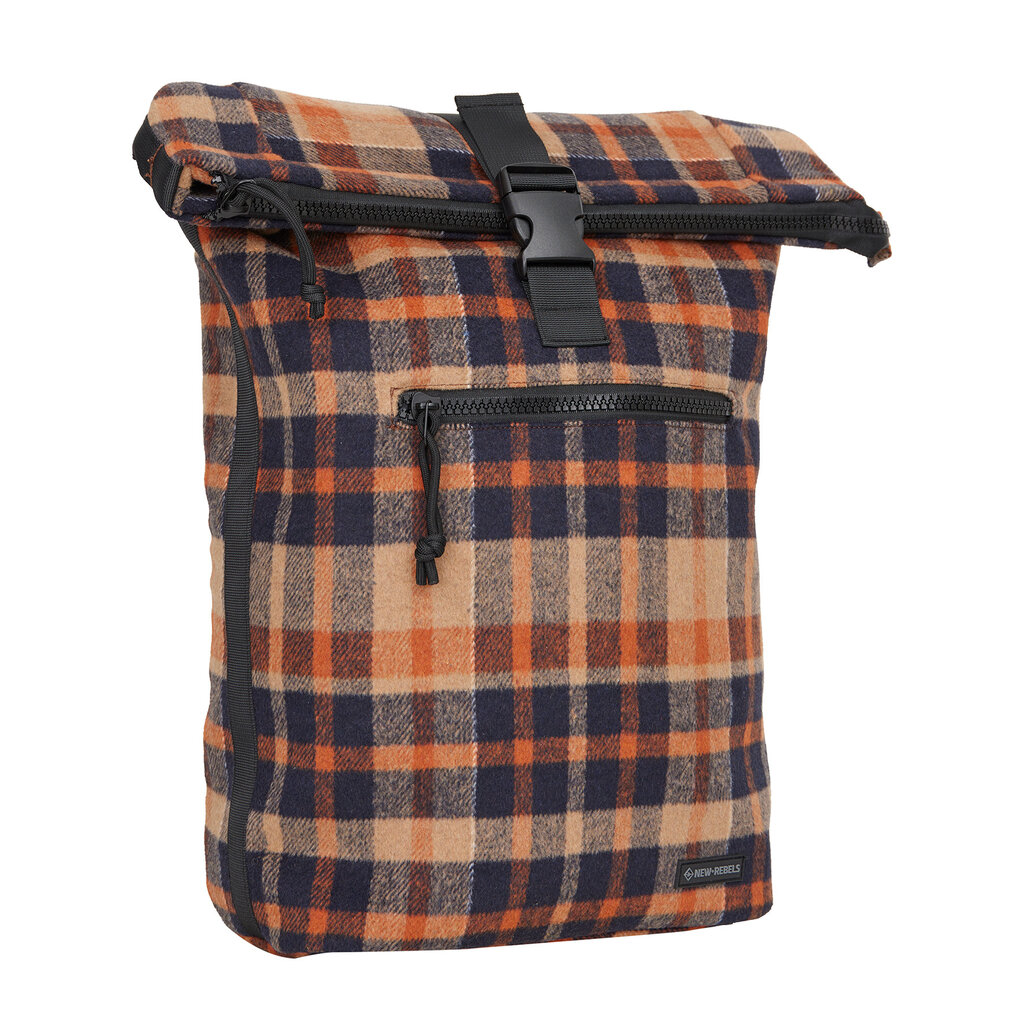 New Rebels New Rebels Scott New York Backpack Rollable 17-21L Laptop Work Backpack 15.6” Orange
