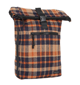 New Rebels New Rebels Scott New York Backpack Rollable 17-21L Laptop Work Backpack 15.6” Orange