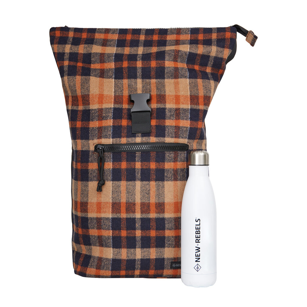 New Rebels New Rebels Scott New York Rucksack Rollable 17-21L Laptoprucksack Arbeit 15,6” Orange