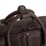 New Rebels New Rebels Obsidian Milwaukee Brown Leather Laptop Backpack 15.6 Inch Premium Business Work School Bag 18L Genuine Leather