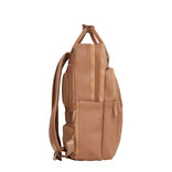 New Rebels Obsidian Milwaukee Camel Leather Laptop Backpack 15.6 Inch Premium Business Work School Bag 18L Genuine Leather