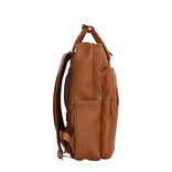 New Rebels New Rebels Obsidian Milwaukee Cognac Leder Laptoprucksack 15,6 Zoll Premium Business Rucksack Arbeitsrucksack Schulrucksack 18 Liter Echtleder