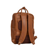 New Rebels New Rebels Obsidian Milwaukee Cognac Leder Laptoprucksack 15,6 Zoll Premium Business Rucksack Arbeitsrucksack Schulrucksack 18 Liter Echtleder