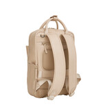 New Rebels New Rebels Obsidian Miami Beige Leder Laptoprucksack 13 Zoll Premium Business Rucksack Arbeitsrucksack Schulrucksack 10 Liter Echtleder