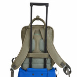 New Rebels New Rebels Obsidian Miami Sage Green Leather Laptop Backpack 13 Inch Premium Business Work School Bag 10L Genuine Leather
