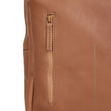 New Rebels New Rebels Obsidian Miami Camel Leren Laptoprugzak 13 inch Premium Werktas Schooltas Business 10 Liter Echt Leer