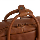 New Rebels New Rebels Obsidian Miami Cognac Leren Laptoprugzak 13 inch Premium Werktas Schooltas Business 10 Liter Echt Leer