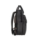 New Rebels New Rebels Obsidian Milwaukee Leder Rucksack Schwarz Premium 15,6 Zoll Laptop Business Arbeitsrucksack Schulrucksack 18 Liter Echtleder