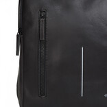 New Rebels New Rebels Obsidian Milwaukee Leather Backpack Black Premium 15.6 Inch Laptop Business Work School Bag 18L Genuine Leather