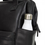 New Rebels New Rebels Obsidian Tremont Backpack Leather – Premium Leren Laptoprugzak 14 inch – Luxe Werktas & Schooltas – Echt Leer – Hoog Segment – Zwart