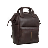 New Rebels New Rebels Obsidian Tremont Bruin Leren Laptoprugzak 14 inch Premium Werktas Schooltas Business Echt Leer