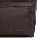 New Rebels New Rebels Obsidian Tremont Bruin Leren Laptoprugzak 14 inch Premium Werktas Schooltas Business Echt Leer