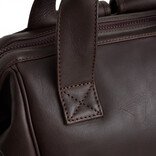 New Rebels New Rebels Obsidian Tremont Bruin Leren Laptoprugzak 14 inch Premium Werktas Schooltas Business Echt Leer