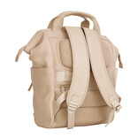 New Rebels New Rebels Obsidian Tremont Beige Leather Laptop Backpack 14 Inch Premium Business Work School Bag Genuine Leather