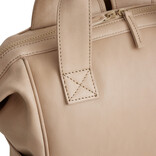 New Rebels New Rebels Obsidian Tremont Beige Leren Laptoprugzak 14 inch Premium Werktas Schooltas Business Echt Leer