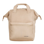 New Rebels New Rebels Obsidian Tremont Beige Leren Laptoprugzak 14 inch Premium Werktas Schooltas Business Echt Leer