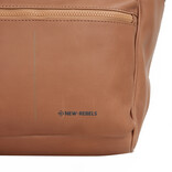New Rebels New Rebels Obsidian Tremont Camel Leather Laptop Backpack 14 Inch Premium Business Work School Bag Genuine Leather