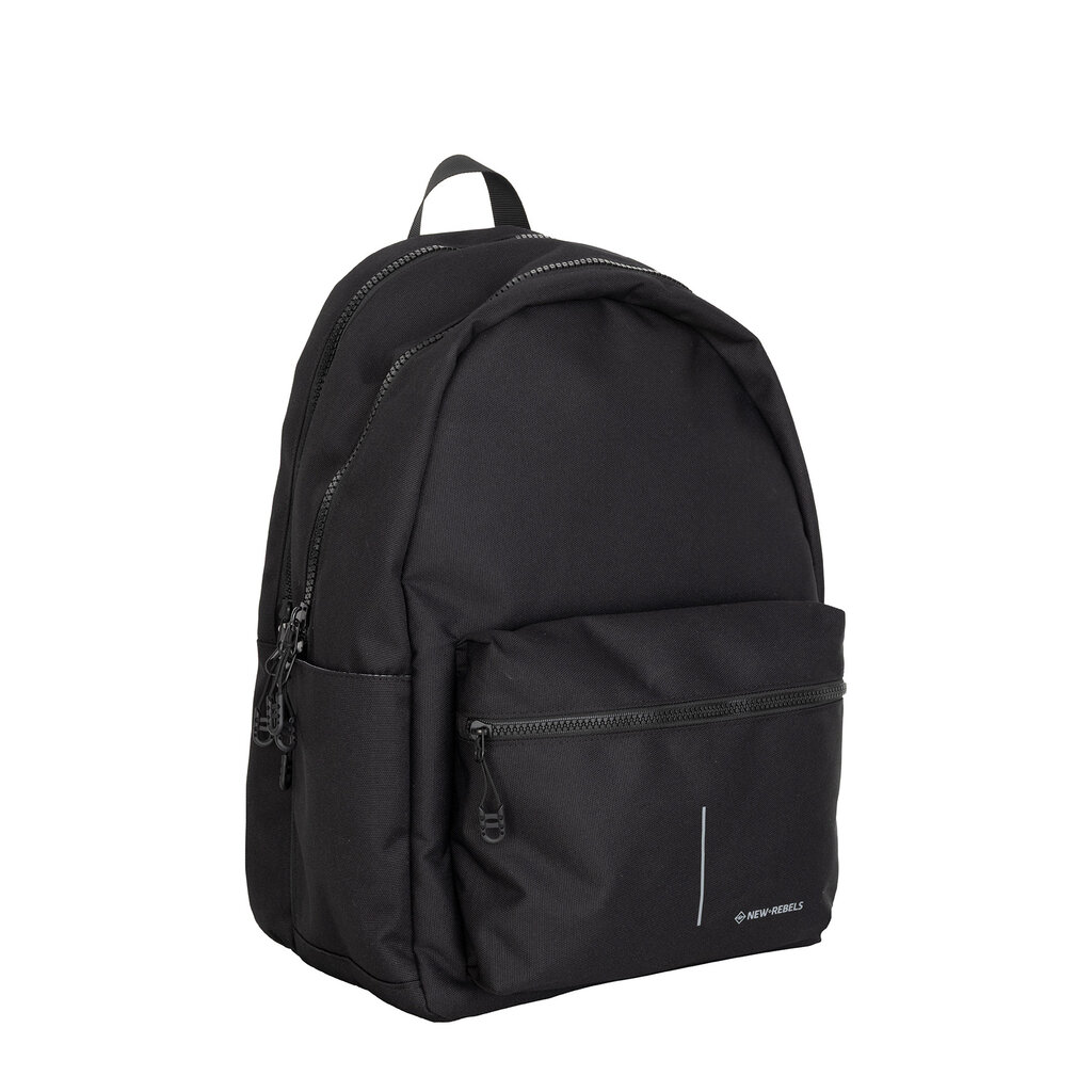 New Rebels New Rebels Valor Hartley Rugtas 14 Inch Laptop Rugzak Schooltas 900D Polyester 30 x 25 x 45 cm Zwart