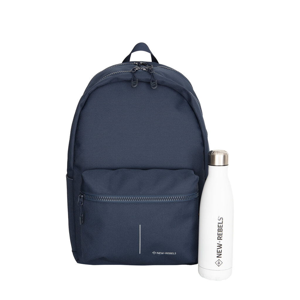 New Rebels New Rebels Valor Hartley 30L Rucksack 14 Zoll Laptoprucksack Schulrucksack 900D Polyester 30 x 25 x 45 cm Navy