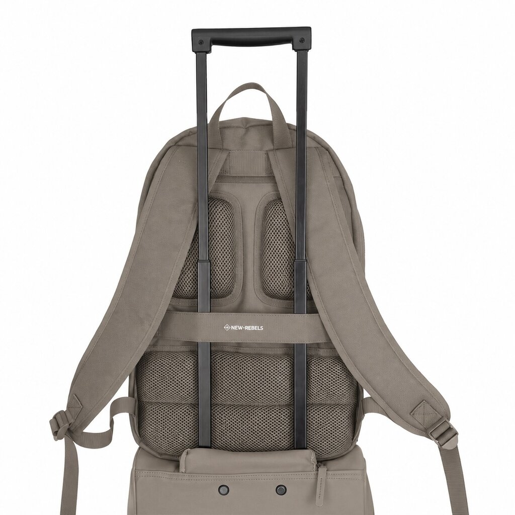 New Rebels New Rebels Valor Hartley 30L Backpack 14 Inch Laptop Backpack School Bag 900D Polyester 30 x 25 x 45 cm Olive