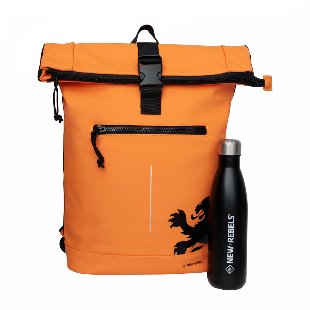 New Rebels New Rebels Mart New York WM Matchpack Limited Edition Orange Rolltop Rucksack 17-21L Laptop 15.6” Wasserabweisend