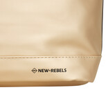 New Rebels New Rebels Mart New York Metallic Gold 21L Backpack Rolltop Water Repellent Laptop 15.6"