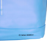 New Rebels New Rebels Mart New York Metallic Light Purple 21L Backpack Rolltop Water Repellent Laptop 15.6"