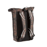New Rebels New Rebels Mart New York Camouflage Groen 21L Rugtas Rolltop Waterafstotend Laptop 15.6"