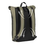 New Rebels New Rebels Mart New York Taupe 21L Backpack Rolltop Water Repellent Laptop 15.6"