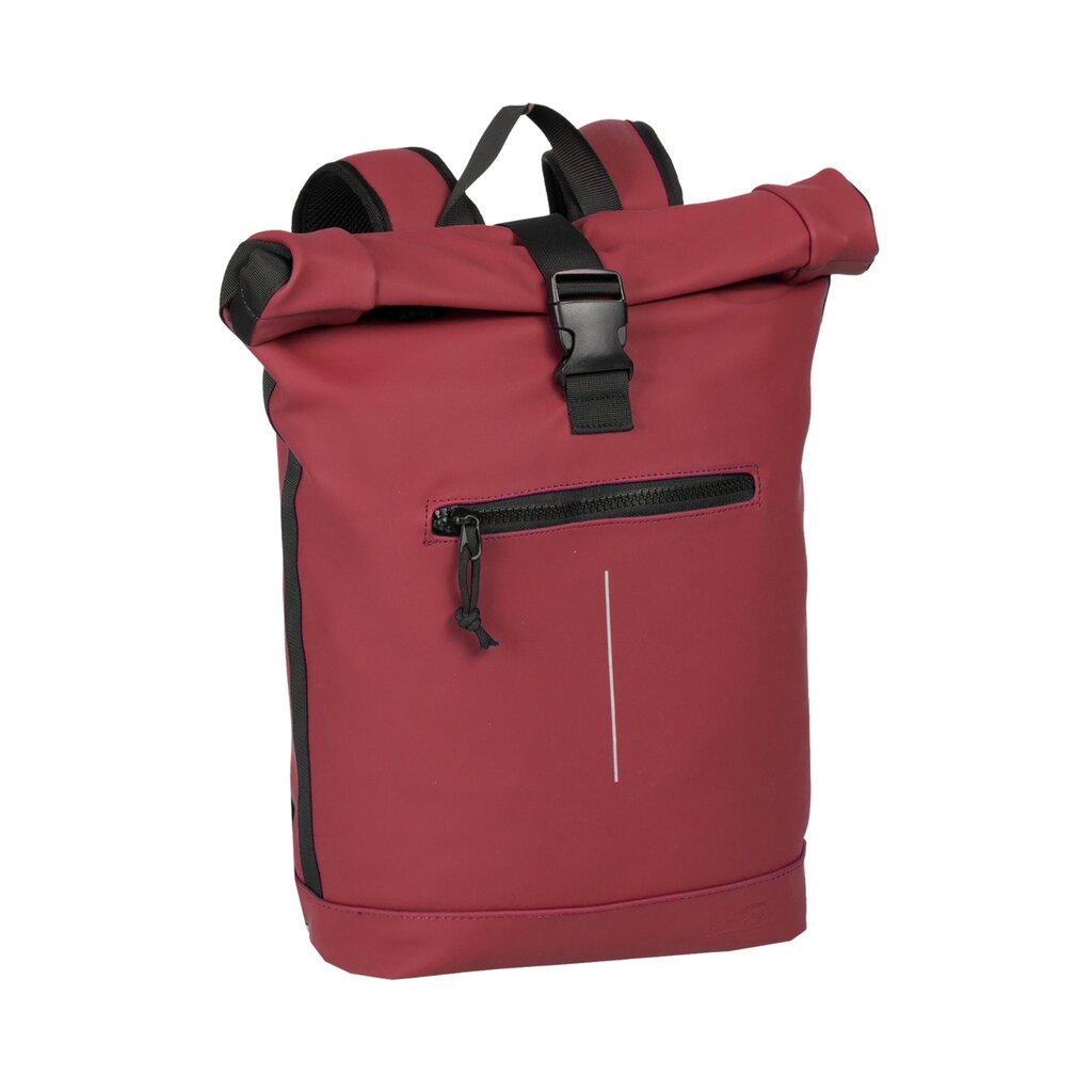 New Rebels New Rebels Mart New York Burgundy 21L Rucksack Rolltop Wasserabweisend Laptop 15.6"