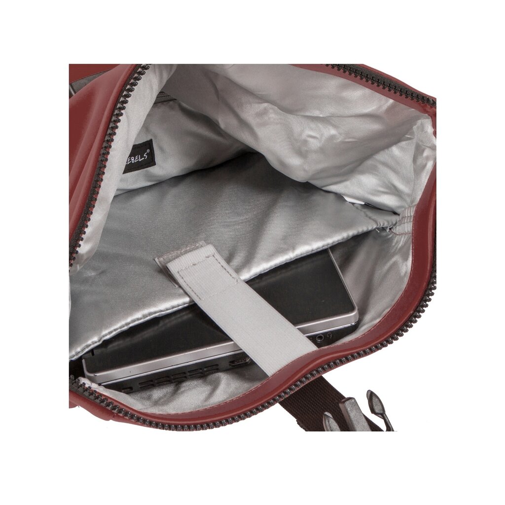 New Rebels New Rebels Mart New York Burgundy 21L Rucksack Rolltop Wasserabweisend Laptop 15.6"