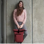 New Rebels New Rebels Mart New York Burgundy 21L Rucksack Rolltop Wasserabweisend Laptop 15.6"