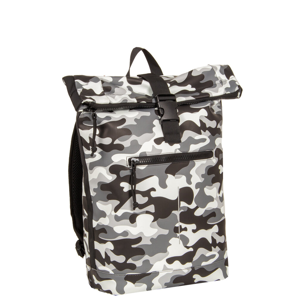 New Rebels New Rebels Mart New York Camouflage Army 21L Rucksack Rolltop Wasserabweisend Laptop 15.6"