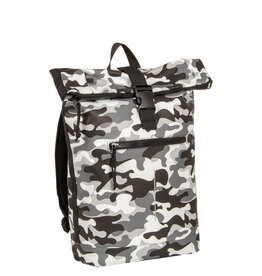 New Rebels New Rebels Mart New York Camouflage Army 21L Rugtas Rolltop Waterafstotend Laptop 15.6"