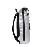 New Rebels New Rebels Mart New York Metallic Zilver 21L Rugtas Rolltop Waterafstotend Laptop 15.6"