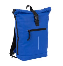 New Rebels New Rebels Mart New York Kobaltblau 21L Rucksack Rolltop Wasserabweisend Laptop 15.6"