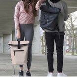 New Rebels New Rebels Mart New York Altrosa 21L Rucksack Rolltop Wasserabweisend Laptop 15.6"