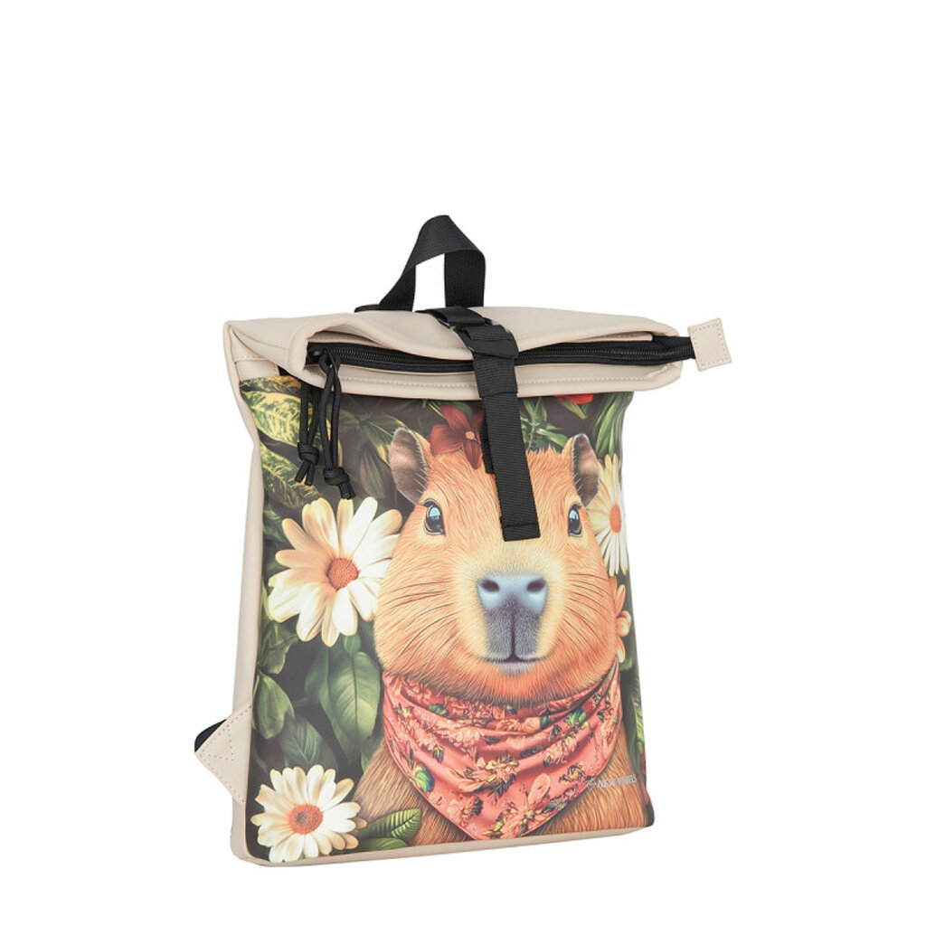New Rebels New Rebels Mart Arts – Los Angeles Capibara Beaver Rolltop Rugzak Mini 7L Polyurethaan Waterafstotend