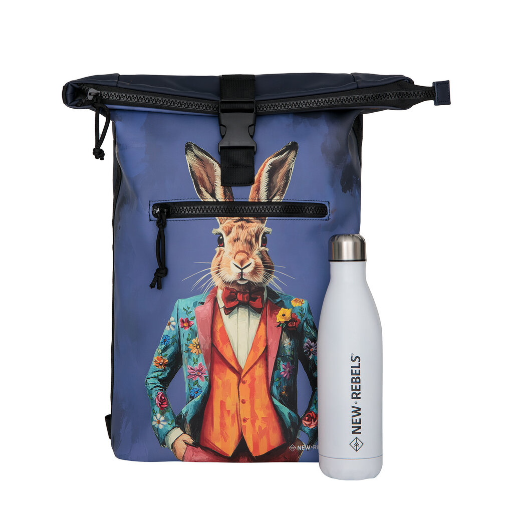 New Rebels New Rebels Mart Arts New York Rabbitssuit Rolltop Rucksack 16L