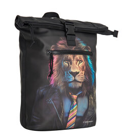 New Rebels New Rebels Mart Arts New York Lion Rolltop Backpack 16L