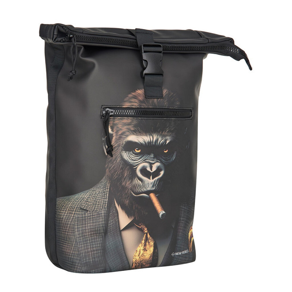 New Rebels New Rebels Mart Arts New York Gorilla Rolltop Rugzak 16L