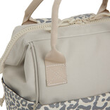 New Rebels New Rebels Urban Leopard Weverly Backpack Work Bag 10L Laptop Backpack PU Nylon Grey