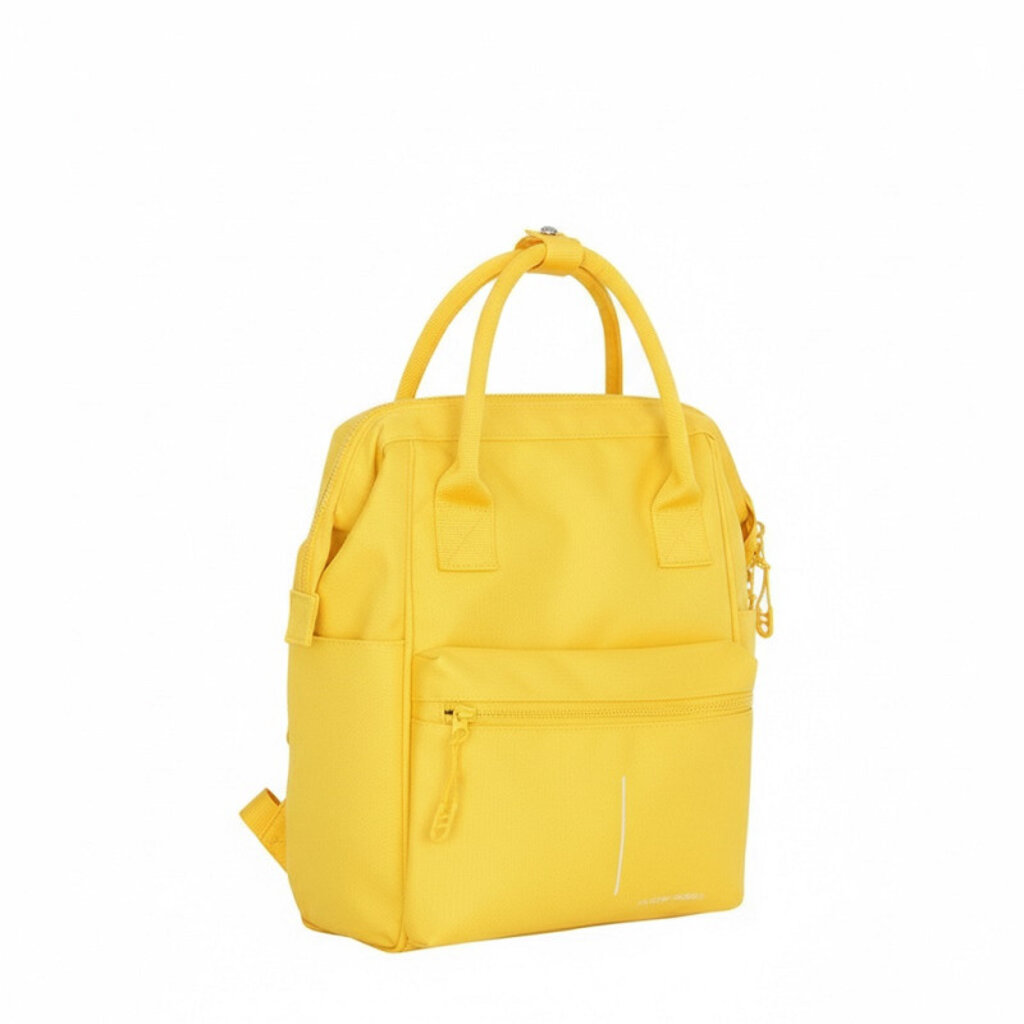New Rebels New Rebels Valor Weverly Schul- / Arbeitsrucksack – 9,5L Robustes 900D Polyester, 4 Fächer, 14” Laptopfach, Wasserabweisend, Sunny Bloom