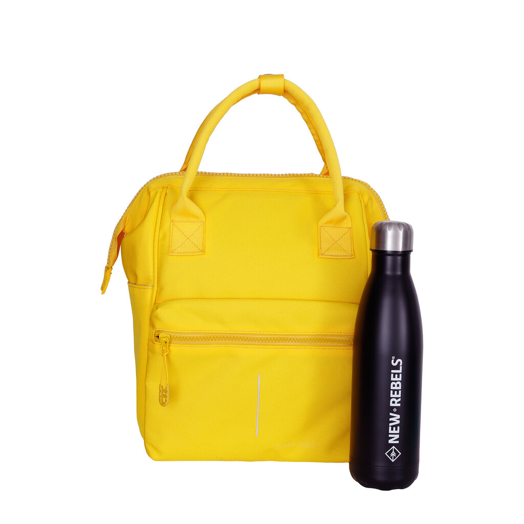 New Rebels New Rebels Valor Weverly School / Werktas Rugzak – 9,5L Stevig 900D Polyester, 4 Compartimenten, Laptopvak 14”, Waterafstotend, Sunny Bloom