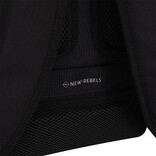 New Rebels New Rebels Valor Weverly School / Arbeitstasche Rucksack – 9,5 l Robustes 900D-Polyester 4 Fächer Laptopfach 14” Wasserabweisend Black Stone