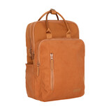 New Rebels New Rebels Ribbi Milwaukee – Laptoptasche Schultasche Arbeitstasche 15,6 Zoll Laptopfach Rucksack Rib Fabric 18L Coffee Brown