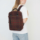 New Rebels Scott Miami Rugzak 9L Laptop Rugtas 13 inch Schooltas en Werktas Tweet Comfortabel Burgundy