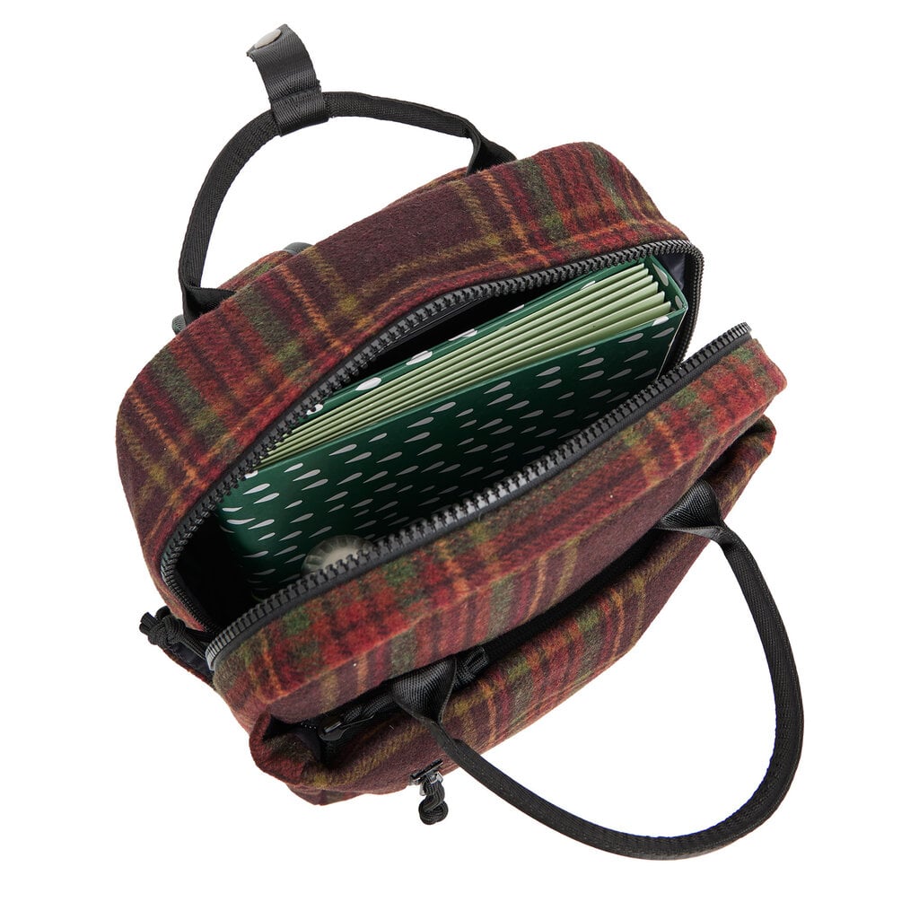 New Rebels Scott Miami Rugzak 9L Laptop Rugtas 13 inch Schooltas en Werktas Tweet Comfortabel Burgundy