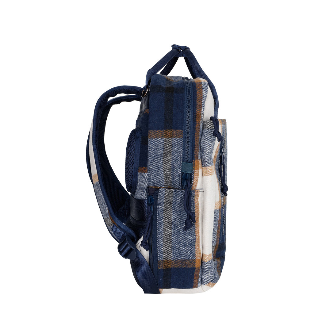 New Rebels Scott Miami Rugzak 9L Laptop Rugtas 13 inch Schooltas en Werktas Tweet Comfortabel navy Blauw