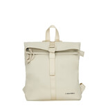 New Rebels New Rebels Los Angeles Rolltop Backpack Mini  7L Waterafstotende Rugzak van PU Beige